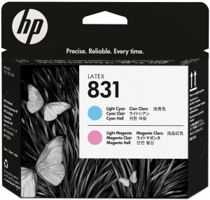 HP 831, печатающая головка Light Magenta / Light Cyan (CZ679A)