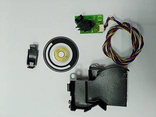 Ролик комбинированный (металл / пластик / резина) (Drive roller encoder kit) (Q6652-60123)